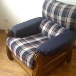 Skórzany fotel w nowej tapicerce